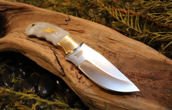 Full Tang, Fixed Blade, Stainless Steel, Hunting Knife, Thunder Struck Skinner