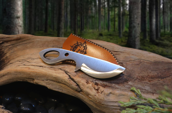 Little Big Belly EDC Fixed Blade Knife, 1095 High Carbon Steel