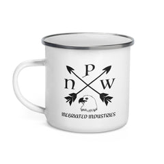 The PNW Crossed Arrows Bald Eagle Enamel Mug