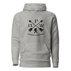 PNW Crossed Arrows Sasquatch Big Foot Hoodie