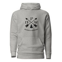 PNW Crossed Arrows Scenic Sasquatch Big Foot Hoodie