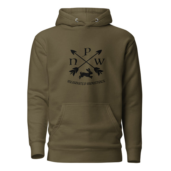 PNW Crossed Arrows Bunny Rabbit Hoodie Sweatshirt