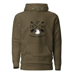 PNW Crossed Arrows with Bald Eagle Hoodie Sweatshirt