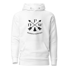 PNW Crossed Arrows Scenic Sasquatch Big Foot Hoodie