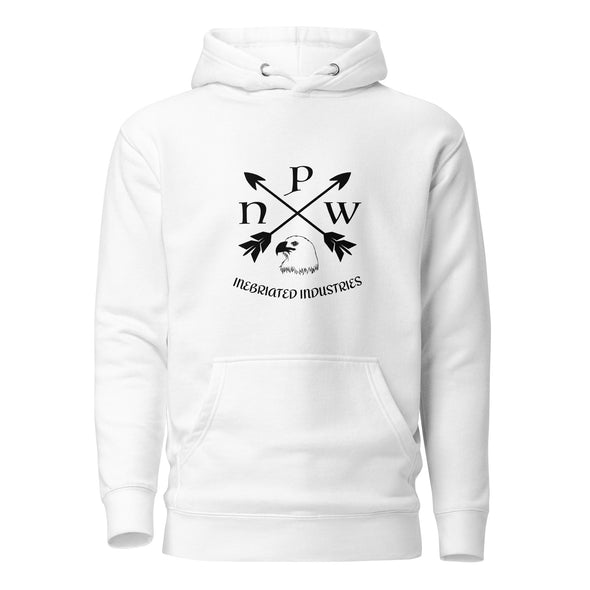 PNW Crossed Arrows with Bald Eagle Hoodie Sweatshirt